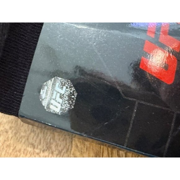 No Show UFC Socks One Size Fits All 3 Pack Black Red 12BLK2167 Antimicrobial New - Picture 4 of 9